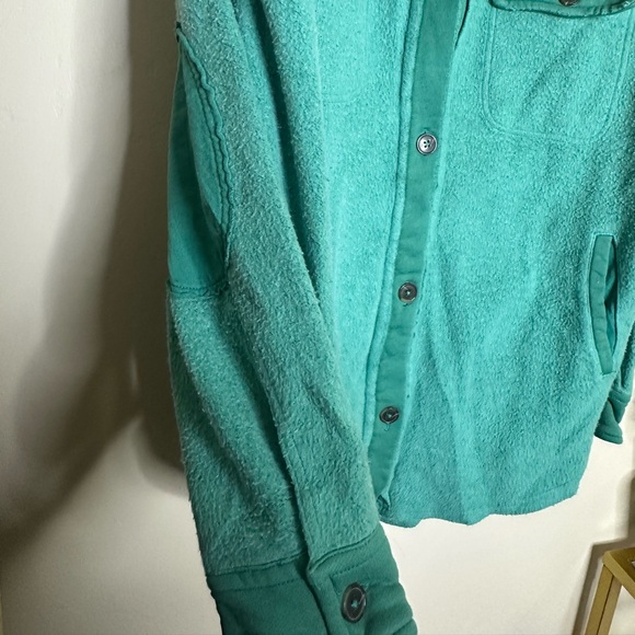 FREE PEOPLE Ruby Fleece Jacket Watermelon Rind - Picture 8 of 12